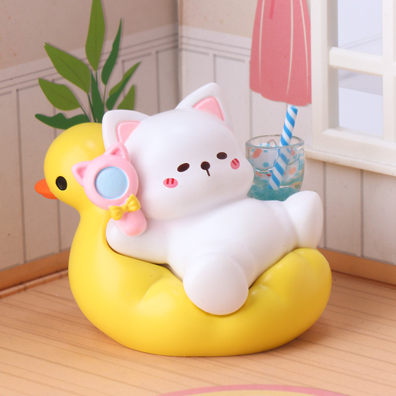 バスタイムニャークルー ブラインドボックス かわいいお風呂猫 - Resin Art Case のレビューと価格